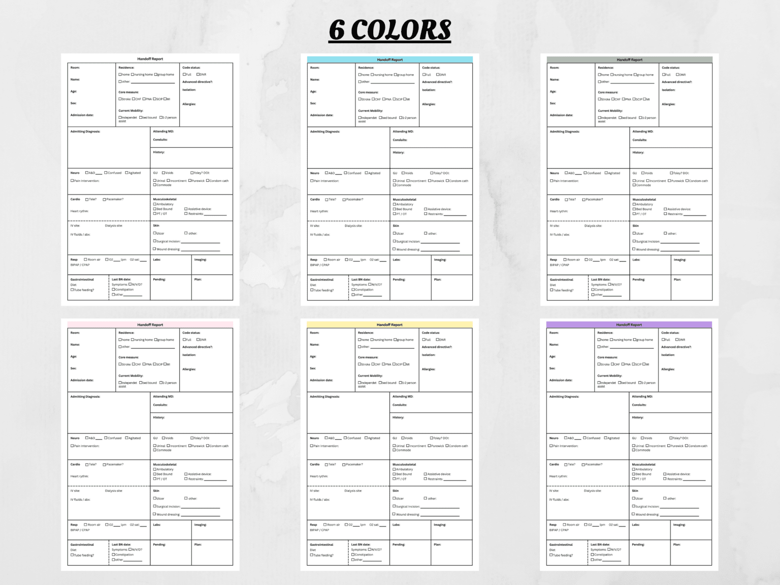 18 free nursing report sheets templates word templates online