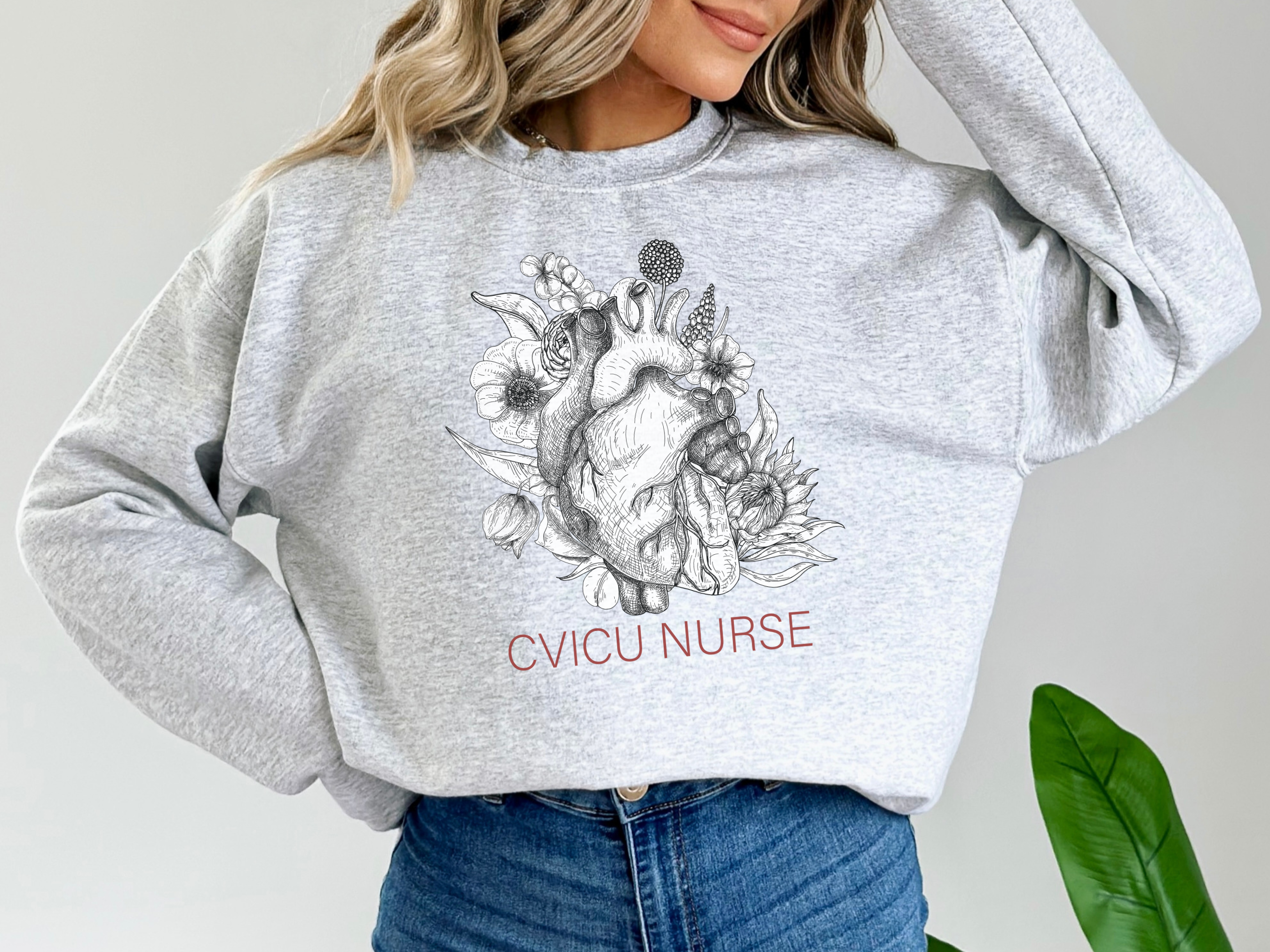 CVICU Nurse Sweatshirt - Study In Nursing