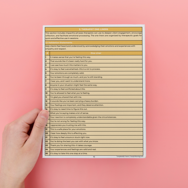 Therapist Communication Phrases Guidebook - Image 6
