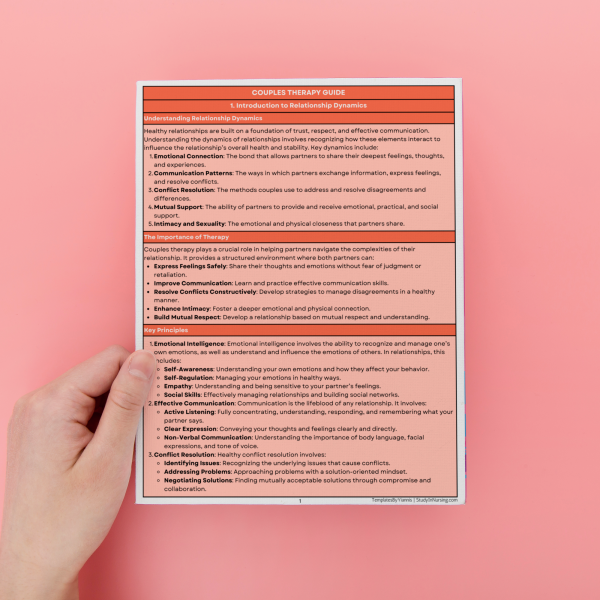 Couples Therapy Notes Bundle - Image 6