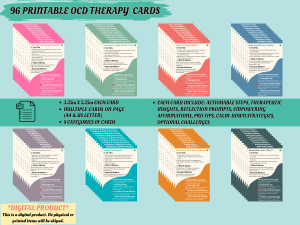 OCD Therapy Cards Pack