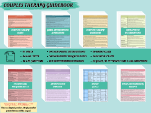 Couples Therapy Notes Bundle
