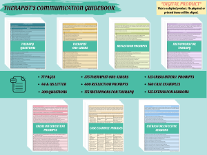 Therapist Communication Phrases Guidebook