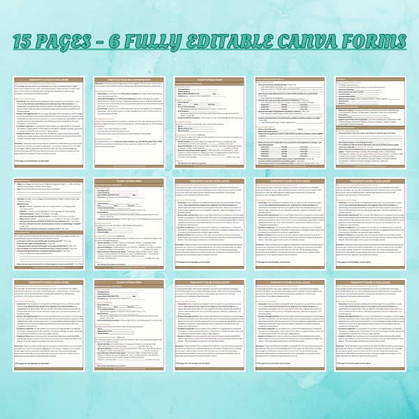 Editable Counseling Intake Forms - Image 4