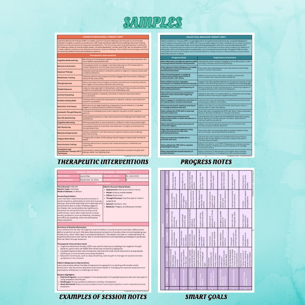 Therapy Session Notes Bundle - Image 6