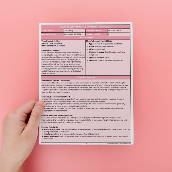 Therapy Session Notes Bundle - Image 8