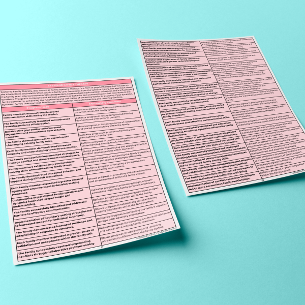 mental health therapy progress notes family therapy example pdf