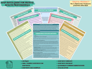 SOAP Notes Guide & Template